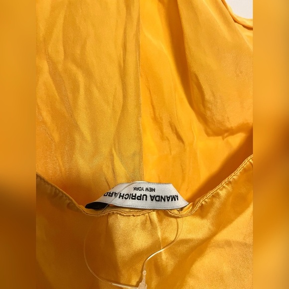 Amanda Uprichard Marrone Silk Dress $290 Size L LIKE NEW - Picture 3 of 6